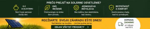 Solárne svietidlá - zobraziť všetky